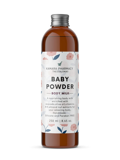 Baby Powder Nourishing Body Milk 250 ml - Kamara Pharmacy