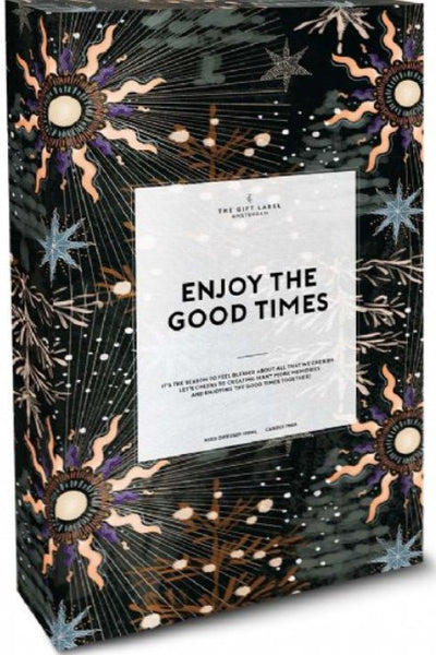 The Gift Label - Σετ δώρου Εnjoy the Good Times με κερί 60 gr. & Home Diffuser με sticks 100ml(Οριεντάλ) - Kamara Pharmacy